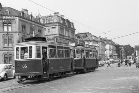 C'était au temps où le tram passait sur le boulevard Royal... (photo: Photothèque de la Ville de Luxembourg-Tony Krier)