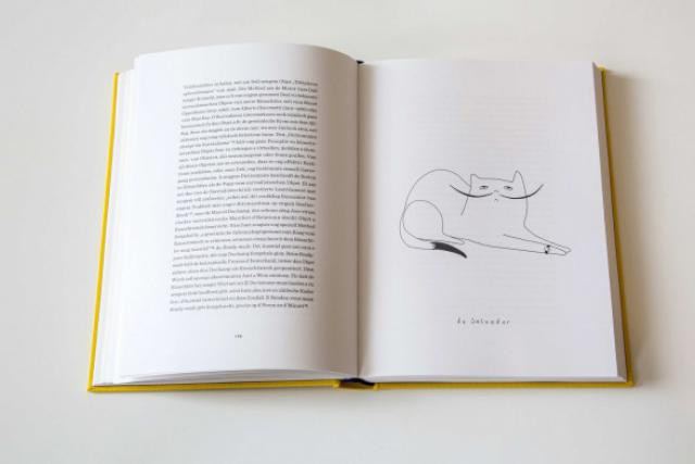 Dali et ses moustaches évoquent un chat dans l'esprit de l'illustratrice Stina Fisch (Photo: Eric Chenal)