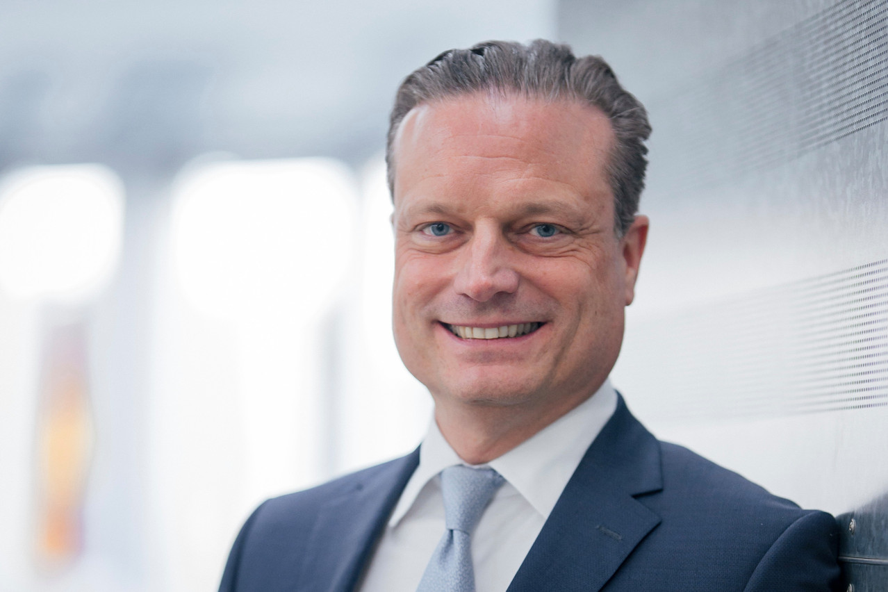 “Even in difficult times, Deutsche Bank Luxembourg S.A. remained on a growth path in the past financial year,” commented CEO Daniel Zapf, who was appointed in December 2024. “We have once again underlined the importance of the Luxembourg location for the group.” Photo: Deutsche Bank/KRP