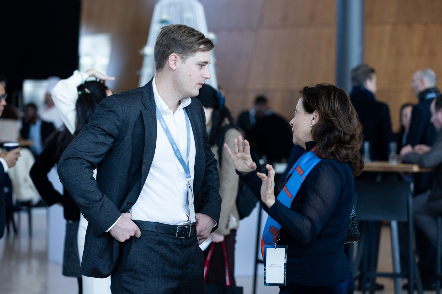 Attendees at Deutsche Börse’s 2024 Global Funding and Financing Summit, which took place at the European Convention Center in Kirchberg on 31 January and 1 February 2024. Photo: Eva Krins/Maison Moderne