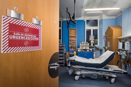 Le nombre de personnes hospitalisées à cause du Covid diminue légèrement. (Photo: Nader Ghavami / Maison Moderne)