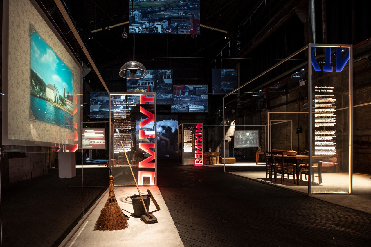 L’exposition «Remixing Industrial Pasts» est présentée dans la Massenoire à Belval et fait partie des expositions d’ouverture d’Esch2022. (Photo: Guy Wolff/Maison Moderne)