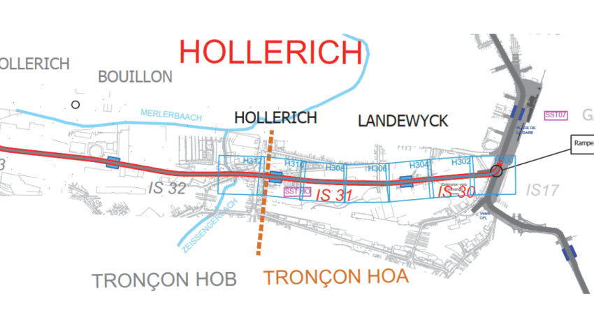 Le plan du tronçon HOA. (Visuel: Gouvernement)