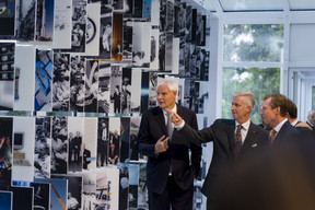Romain Bausch (SES), S.M. le roi des Belges Philippe, S.A.R. le Grand-Duc Henri ((Photo: SIP/Jean-Christophe Verhaegen))