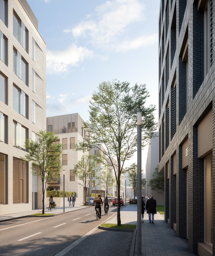 This is what the new street in the heart of Eaglestone's Brooklyn project will look like. (Illustration: Eaglestone)