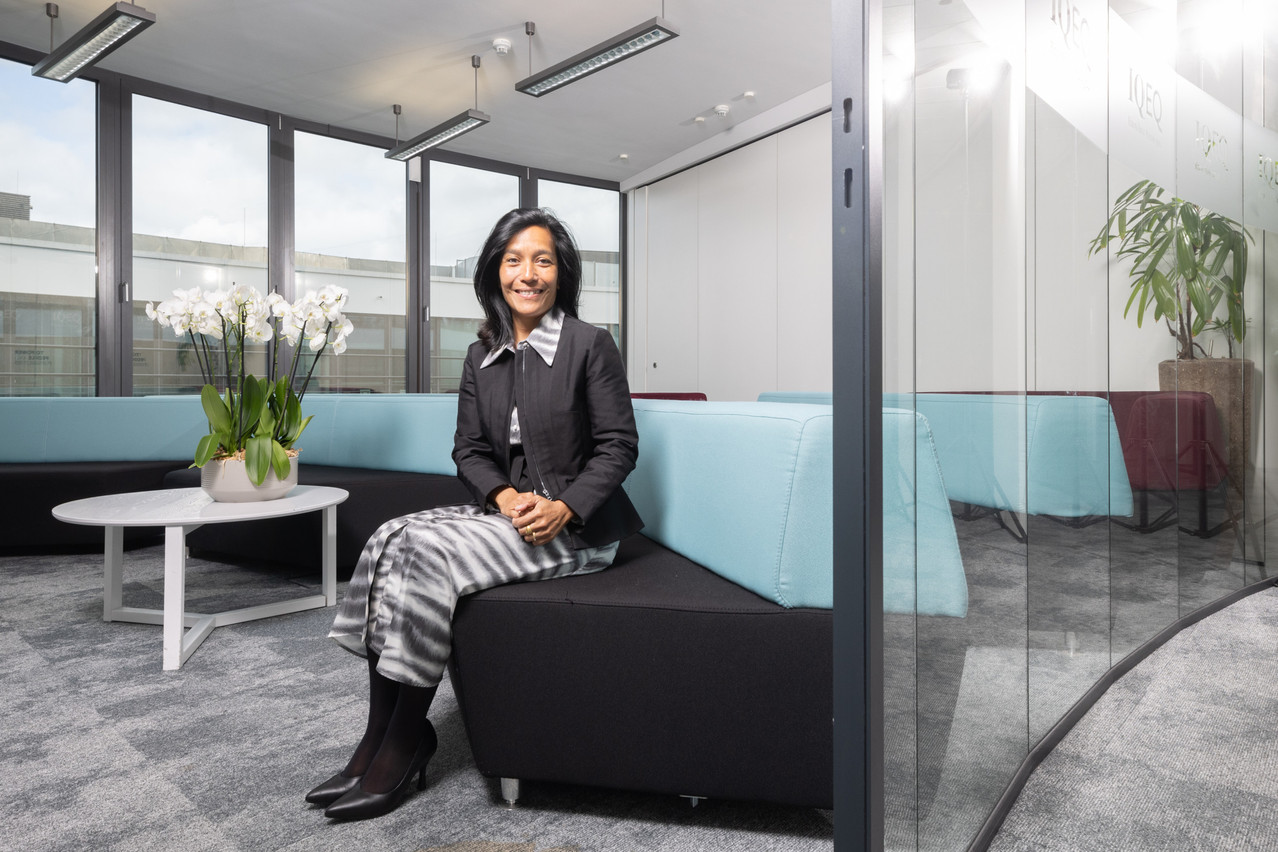 Diana Senanayake a été nommée CEO régional pour l’Europe continentale et directrice générale pour le Luxembourg chez le fournisseur de services de fonds IQ-EQ en août 2022. (Photo: Guy Wolff/Maison Moderne)