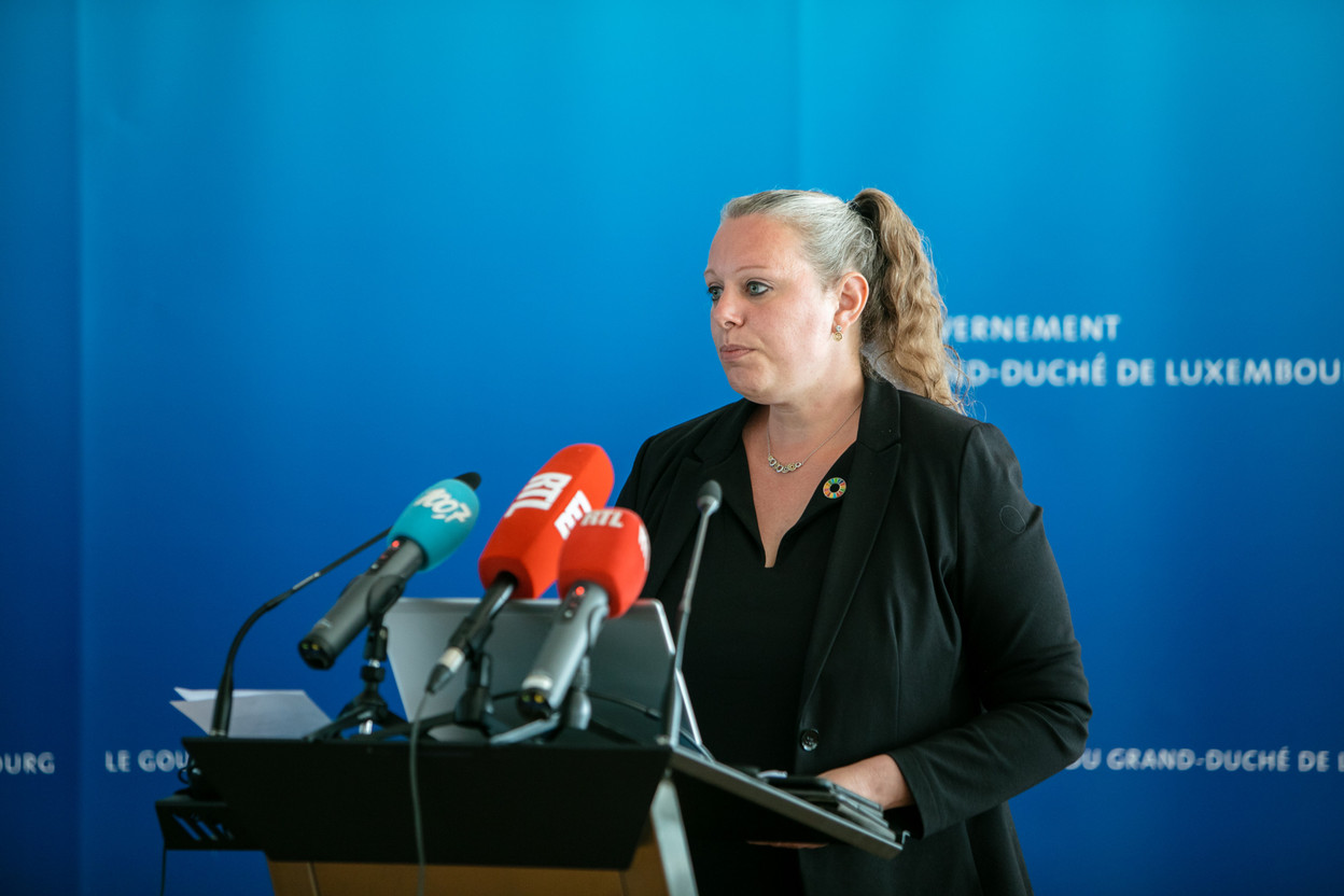 On 22 April Dieschbourg  announced her surprise resignation , saying she is leaving government to testify in a corruption case that forced Differdange mayor Roberto Traversini (déi Gréng) to resign in 2019. Photo: Romain Gamba / Maison Moderne