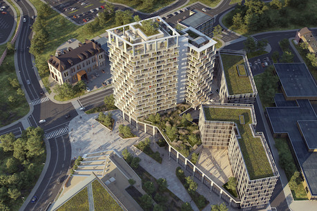 Le complexe Project Gravity sera en principe construit d’ici 2022. (Visuel: Ville de Differdange)