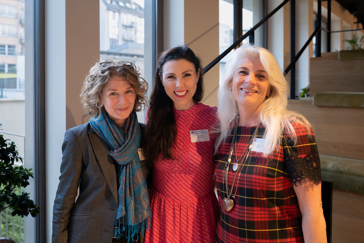 Patrizia Luchetta, Lisa Burke and Esther Celosse spoke at an International Women’s Day event organised by the British Chamber of Commerce for Luxembourg and British Ladies Club of Luxembourg, held at the Silversquare coworking space in Luxembourg City, 8 March 2024. Photo: BCC/Ali Sahib