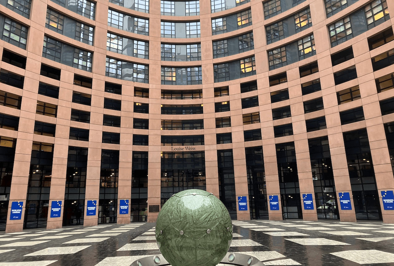 The European Parliament’s first plenary session of the year is all about defending democracy and European sovereignty. Photo: Marc Fassone /Maison Moderne