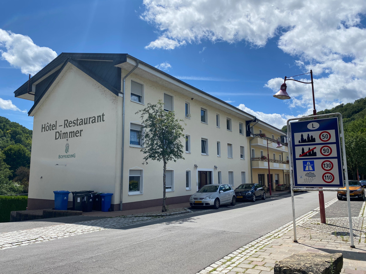 L’hôtel-restaurant est le dernier bâtiment avant la frontière avec l’Allemagne.  (Photo: Paperjam)