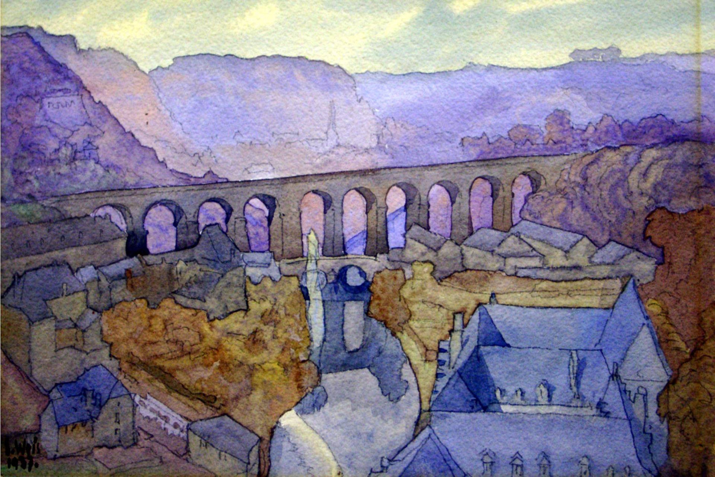 Work by Sosthène Weis dating from 1937. Photo: Lëtzebuerg City Museum