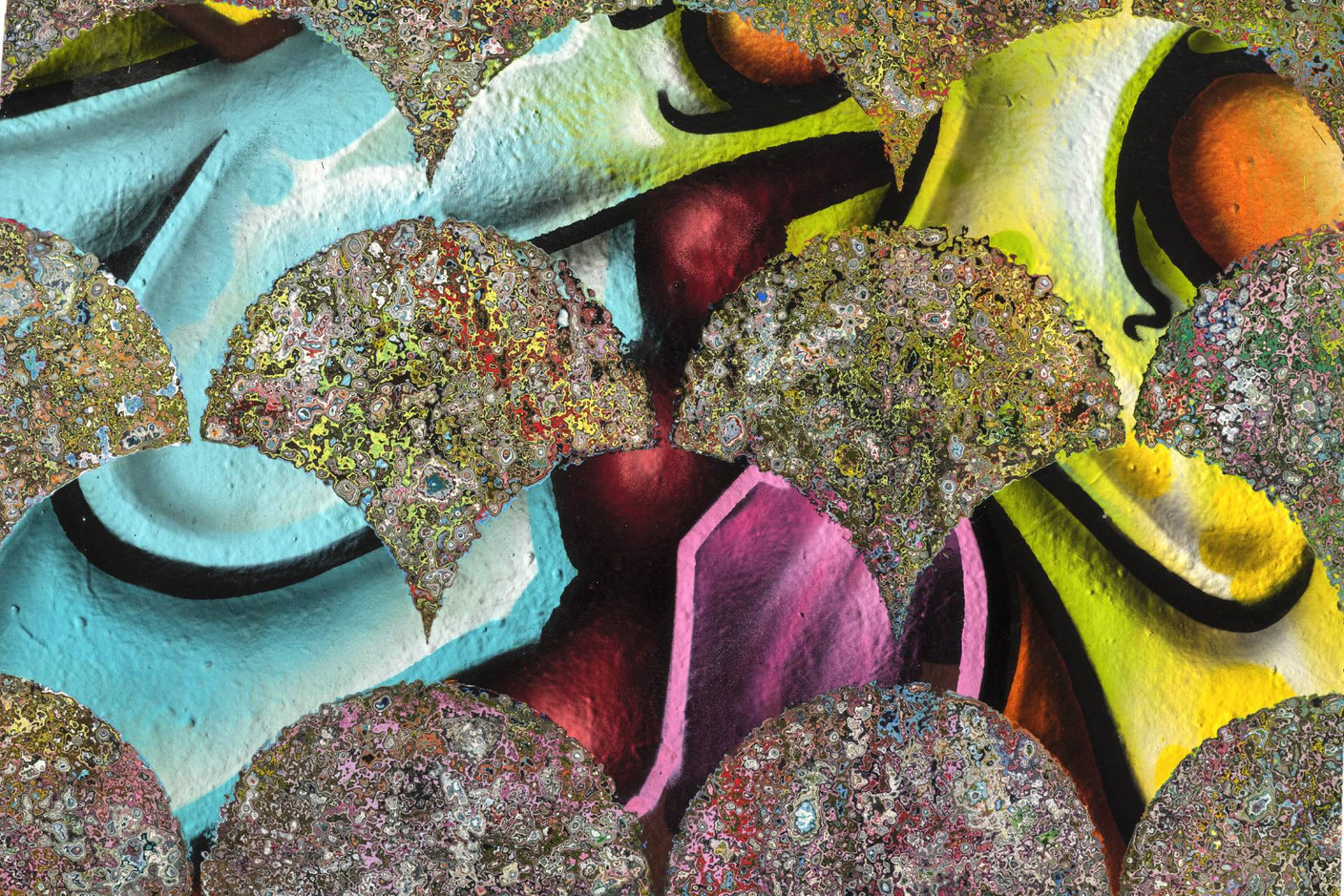 Detail of the work “Judgment Cambysses III” (2024) by Franck Miltgen. Photo: Lëtzebuerg City Museum