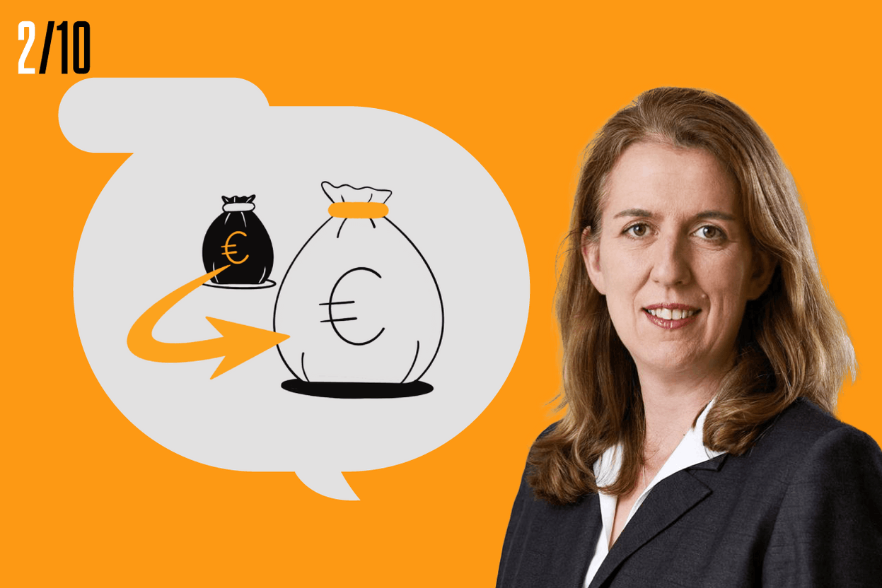 Julie Dickson, directrice des investissements chez Capital Group (Photo: Capital Group; montage et illustration: Maison moderne)