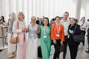Catherine Rueckel (PwC), Hélène Dekhar, Karima Sioud (KBC Bank), Oksana Chaika (Quintet Private Bank), Maarten Van Hulle (KBC Bank), Bahya Bouharati (DLA Piper) (Photo: DLA Piper/Marion Dessard)