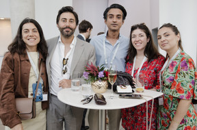 Valentine Parra (Ardian), Gaultier Guider (Bil), Dan Thanwardas (Artisan Trident), Amélie Vermion and Pauline Couderc (Ardian) (Photo: DLA Piper/Marion Dessard)
