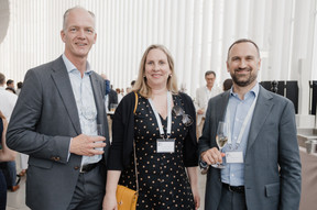 Jens Grüneklee (COROS Advisory), Sara Oliveira Pimpao (Citco Funds Services), Marco Cipolla (Funder) (Photo: DLA Piper/Marion Dessard)