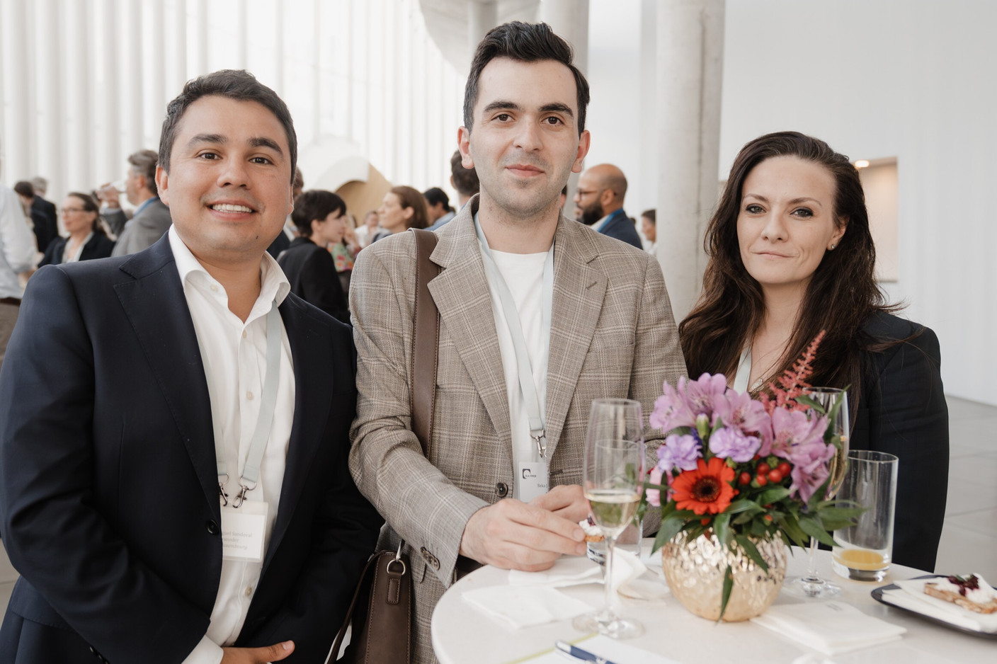 Jose Miguel Sandoval Oyaneder, Beka Jokiladze and Nicole Casaletti (PGIM Luxembourg) (Photo: DLA Piper/Marion Dessard)