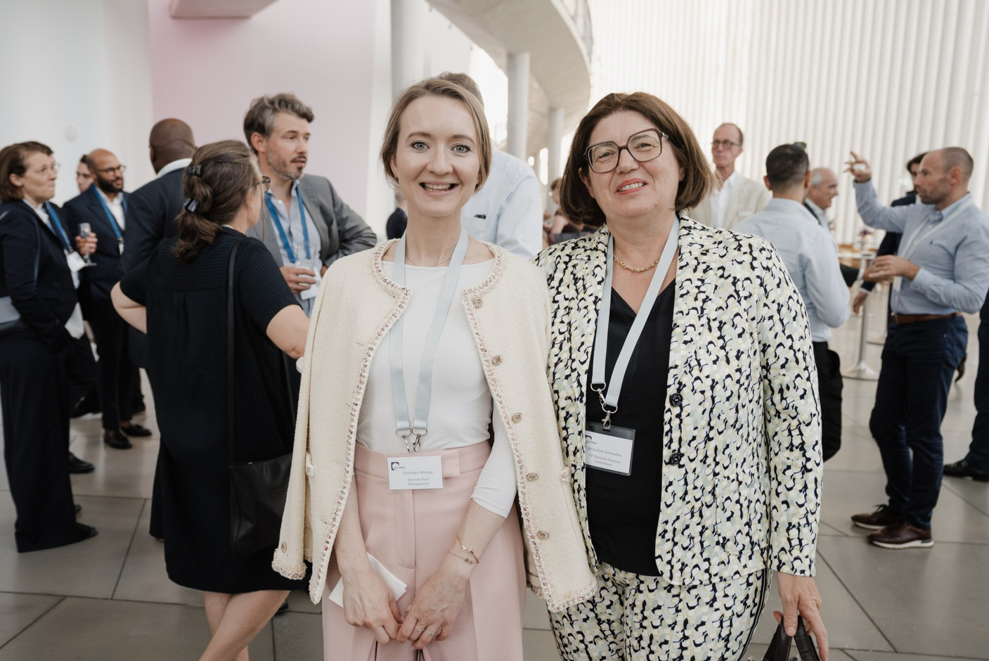 Alexandra Milongo (Ocorian Fund Management), Jacqueline Siebenaller (Deutsche Finance Investment) (Photo: DLA Piper/Marion Dessard)