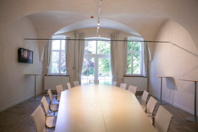 Séminaires, réunions… Les salles du rez-de-chaussée proposent toute la technologie moderne nécessaire.  (Photo: Matic Zorman/Maison Moderne)