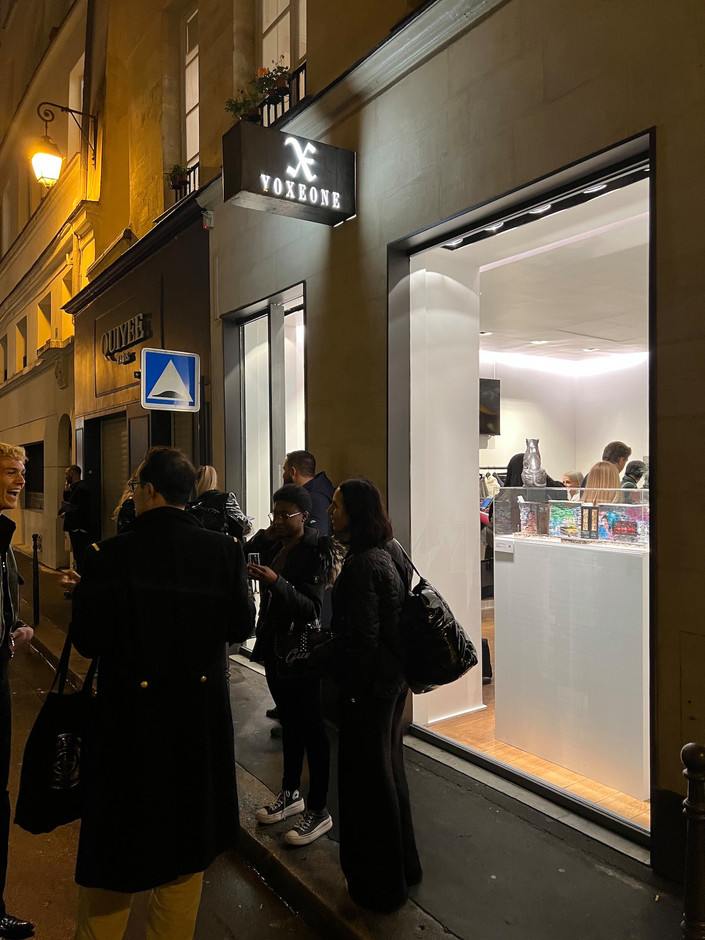 Créativité artistique, luxe et bulles luxembourgeoises étaient à l’honneur le jeudi 13 octobre chez Yoxeone à Paris…  Come to Lux