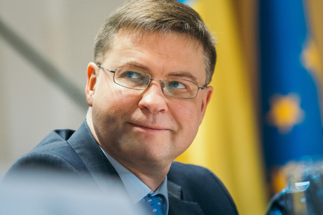 Valdis Dombrovskis, 49 ans, était déjà un des vice-présidents de la Commission européenne. (Photo: Commission européenne / Services financiers)