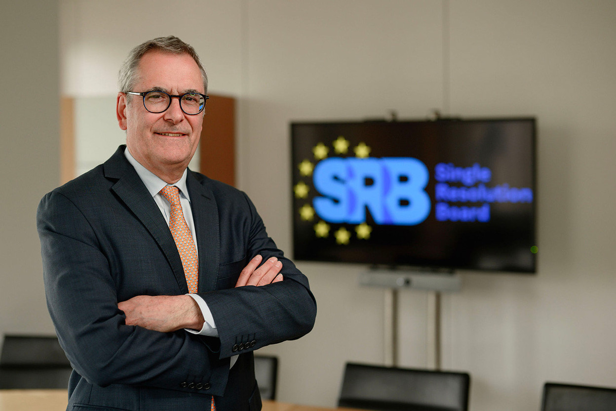 Dominique Laboureix, former secretary general of the French banking regulator ACPR, has chaired the Single Resolution Board in Brussels since January 2023. Photo: SRB