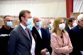 Visite de S.A.R. le Grand-Duc Henri et de la ministre de l’Intérieur Taina Bofferding. ((Photo: MINT))
