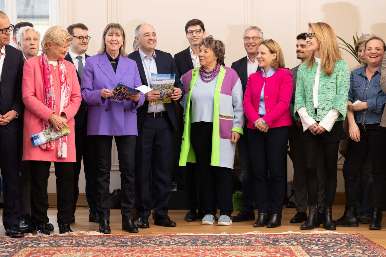 À l’aube de la campagne, la bourgmestre candidate espère que le DP reste «le parti le plus important» et se dit ouverte à toute alliance pour gouverner. «C’est l’électeur qui détermine», rappelle-t-elle. (Photo: Guy Wolff/Maison Moderne)