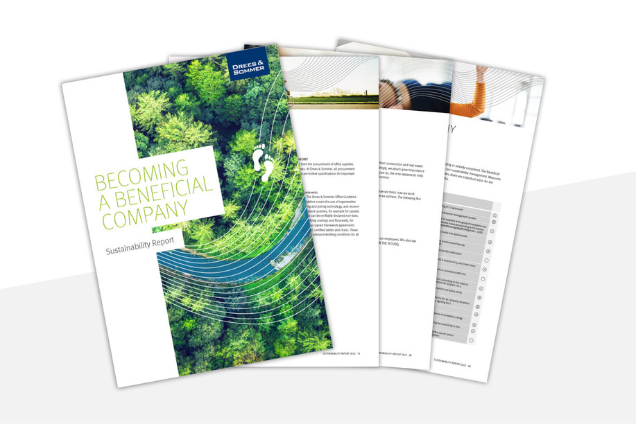Nouveau rapport de durabilité de Drees & Sommer. (Photo: Drees & Sommer Luxembourg)