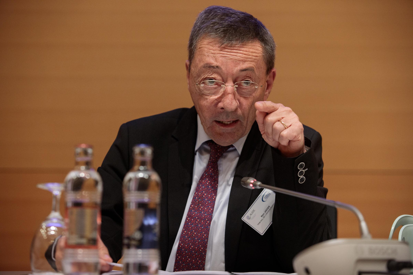 Marc Jaeger, président du Tribunal de l’UE (Photo: Matic Zorman)