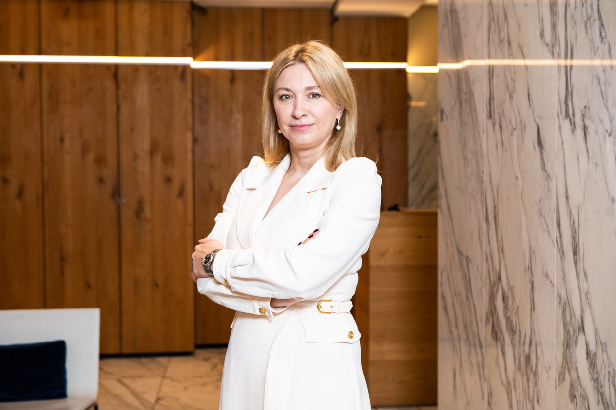 Natalia Zuvak, avocate à la Cour et fondatrice du cabinet Fedis Law emménage au 124 boulevard de la Pétrusse à Luxembourg. Crédit photo : Eva KRINS – MAISON MODERNE
