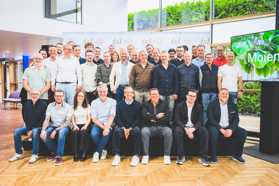 The DSL team got together to celebrate the occasion. (Photo: Arthur Ranzy)