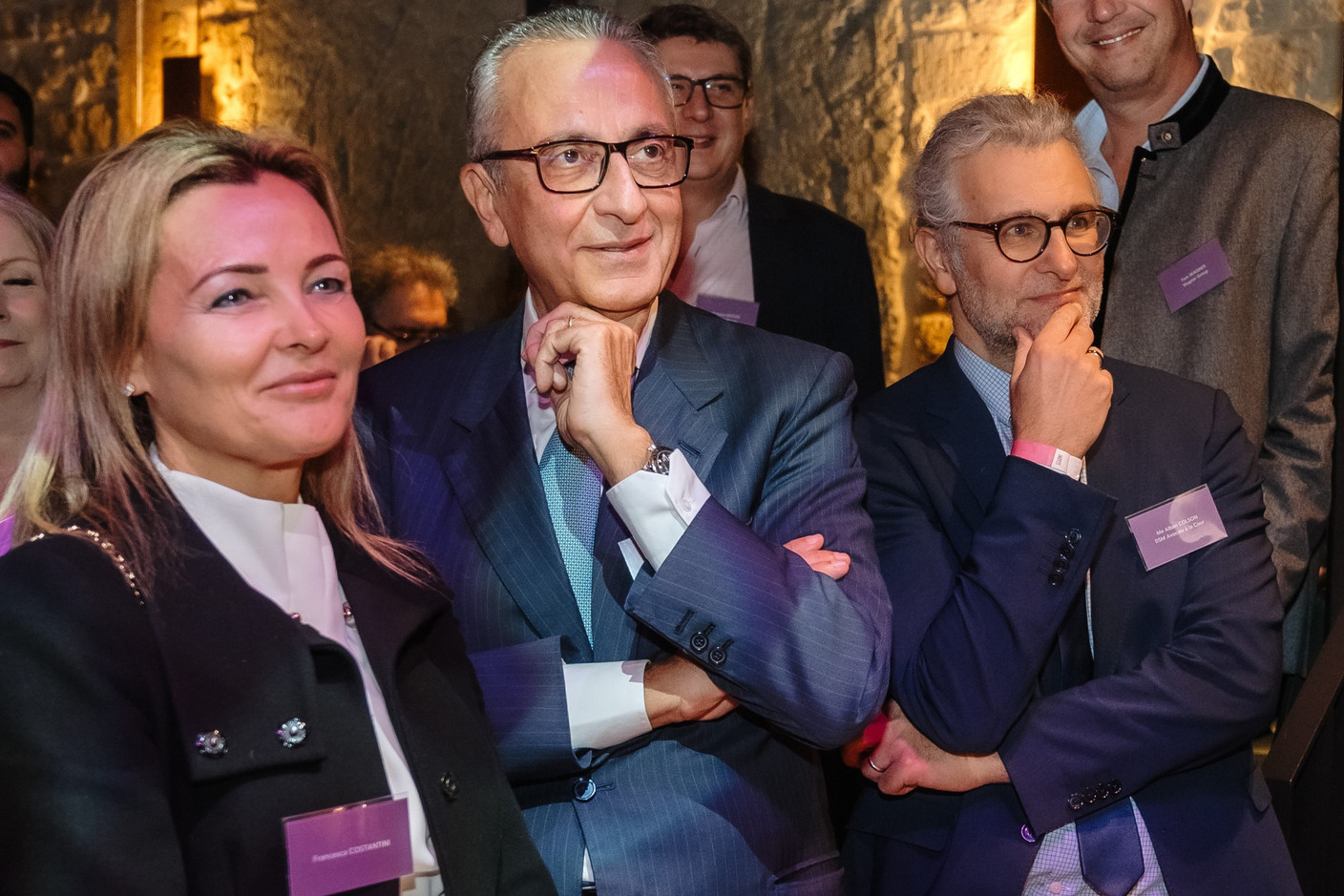 Francesca Costantini, Fabio Morvilli (Camera di Commercio Italo-Lussemburghese), Alban Colson (DSM Avocats à la Cour), Tom Wagner (Wagner Group) Photo: DSM Avocats à la Cour