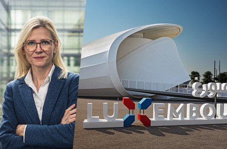 Vendredi ouvrira l’exposition universelle de Dubaï. Qu’est-ce que les entreprises peuvent en attendre? (Photos: Mike Zenari; GIE LUX/Expo 2020 Dubai/Andreas Keller. Montage: Maison Moderne)