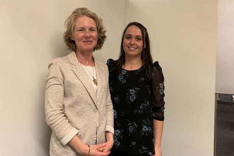 Sophie Öberg et Anaïs Michel portent la problématique environnementale pour IMS et ses nombreux membres. (Photo: Paperjam)