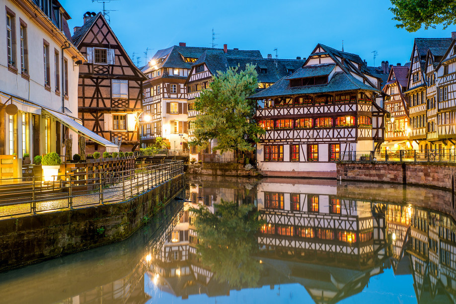 The Petite France district of Strasbourg with historic houses and cobbled streets--not far from Luxembourg Photo: Shutterstock