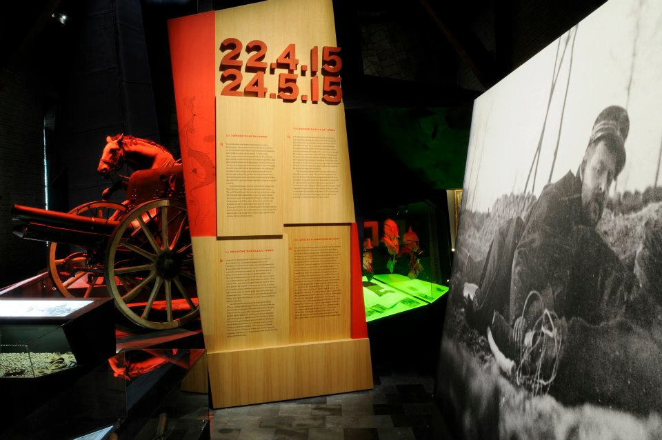 The In Flanders Field Museum offers a large collection of WW1 material with visitors following individual stories to learn about the war Photo: In Flanders Field Museum