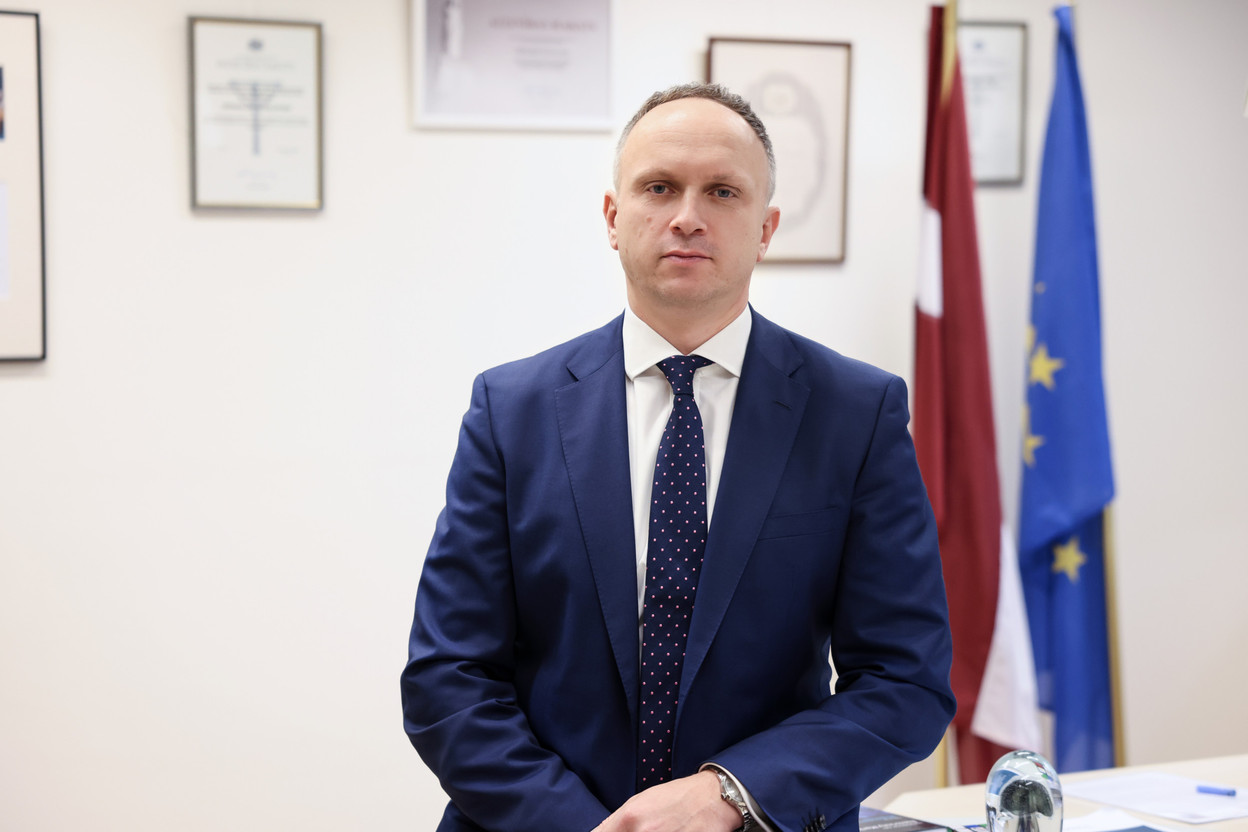 Mihails Kozlovs is the European Court of Auditors member in charge of the special report on the European Central Bank’s supervision of banks’ credit risk, published on 12 May 2023. Photo: Sophie Margue