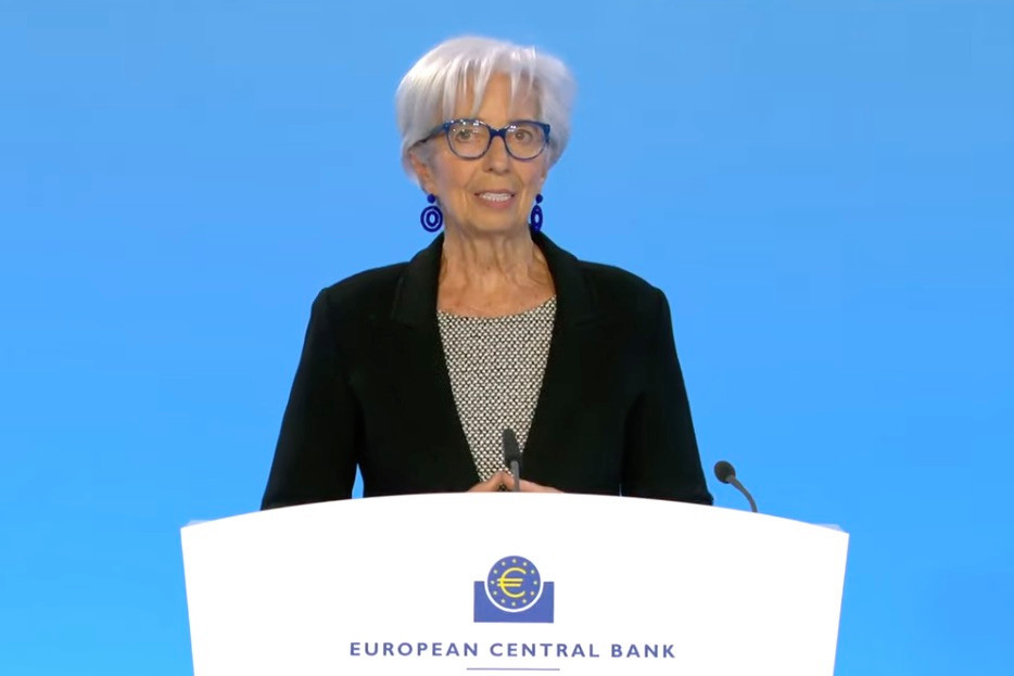 On Thursday, the European Central Bank announced the three key banking rates will increase by 25 basis pts, effective from 10 May 2023. Pictured: Christine Lagarde, president of the ECB, during the presentation of the monetary policy statement in Frankfurt, 4 May 2023. Photo: ECB