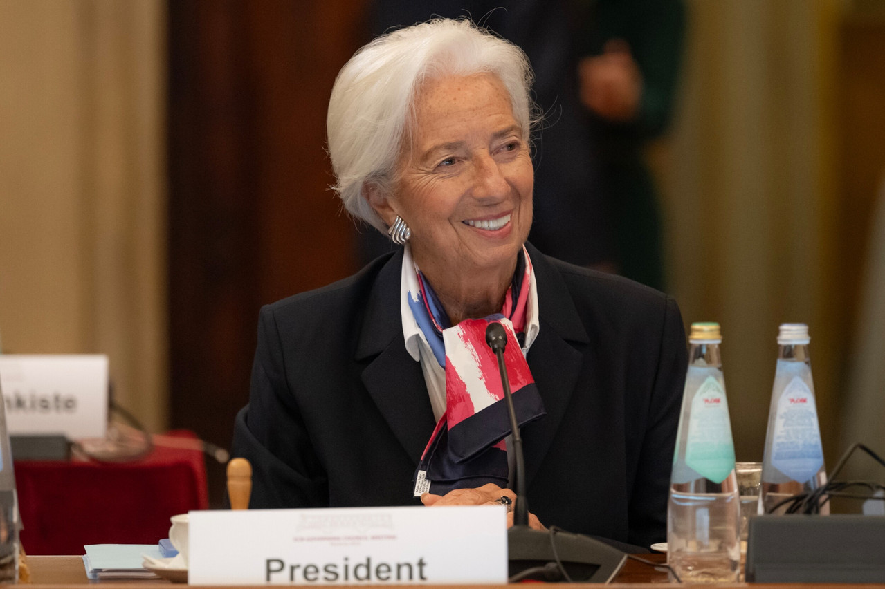 “So far, we have not seen energy prices rise far enough to push us squarely into our adverse scenario,” said European Central Bank president Christine Lagarde in a keynote speech on 20 April at the annual reception of the Association of German Banks in Berlin. Library photo: European Central Bank