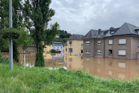 A view of a residential area in Echternach town, 15 July 2021. Photo: Lisa Grisius