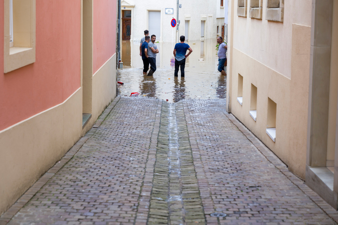 Certains commerces ne se sont pas remis des inondations de l’été 2021.  (Photo: SIP/Jean-Christophe Verhaegen)