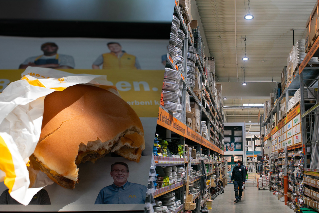 Le nombre de fast-foods a augmenté de 26,4% entre 2019 et 2022 au Luxembourg, tandis que celui des magasins de bricolage a crû de 22,3% sur la même période, selon les données du «Retail Report». (Photo: Archives Maison Moderne)