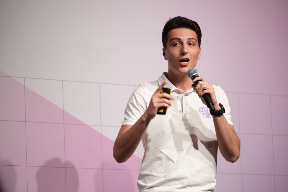 At 19, Alessio Calisti Thill is working to grow Ecoffee, a startup born as a student-run company and now focused on local lupin production.  (Photo: Paperjam)