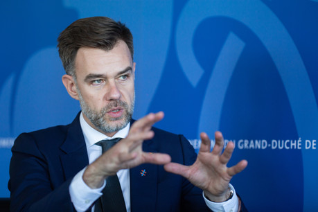 Franz Fayot souligne une nécessaire convergence des entreprises et du pays vers une croissance moins linéaire, plus soucieuse du bien-être des gens. (Photo: Romain Gamba/Maison Moderne)
