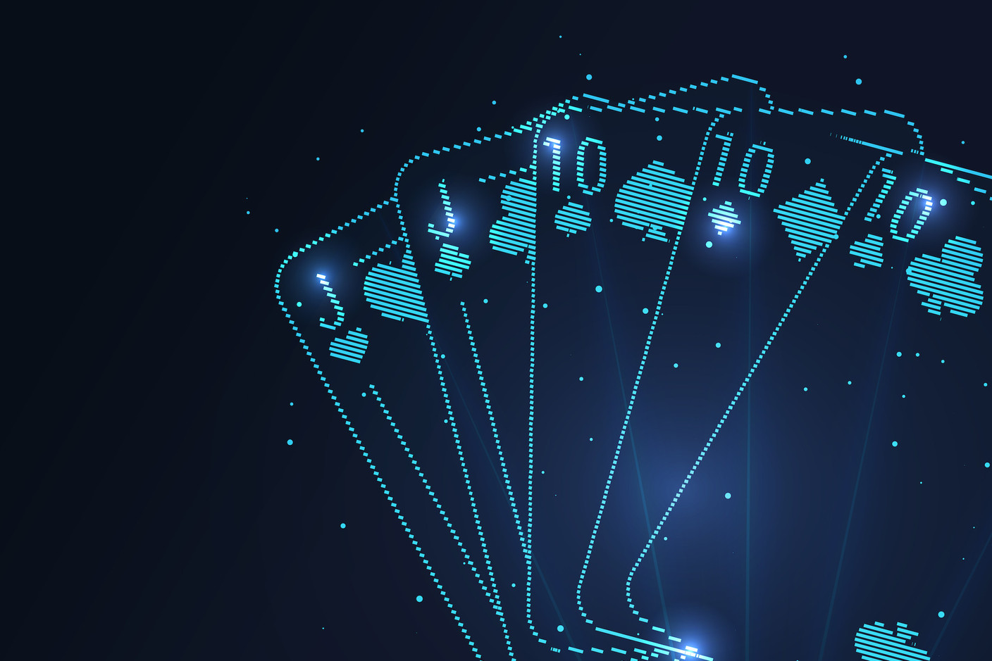 Why “play” cards when you can become a card-playing machine instead? Photo: Shutterstock