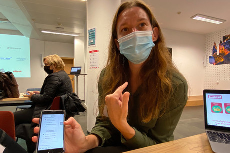 Effency et sa CEO, Frédérique Chabbert, vont s’installer dans le Village by CA Luxembourg. Après avoir séduit de grands comptes français avec sa solution digitale de renforcement collectif, la start-up française s’internationalise. (Photo: Paperjam)