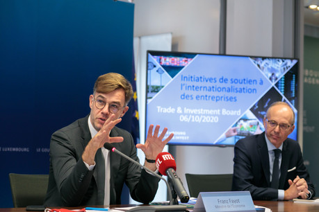 Franz Fayot poursuit la visite d’entreprises et d’institutions. Le ministre de l’Économie se rendra cette semaine à la Chambre de commerce, à l’origine notamment de propositions pour une relance de l’économie. (Photo: Matic Zorman / Maison Moderne)