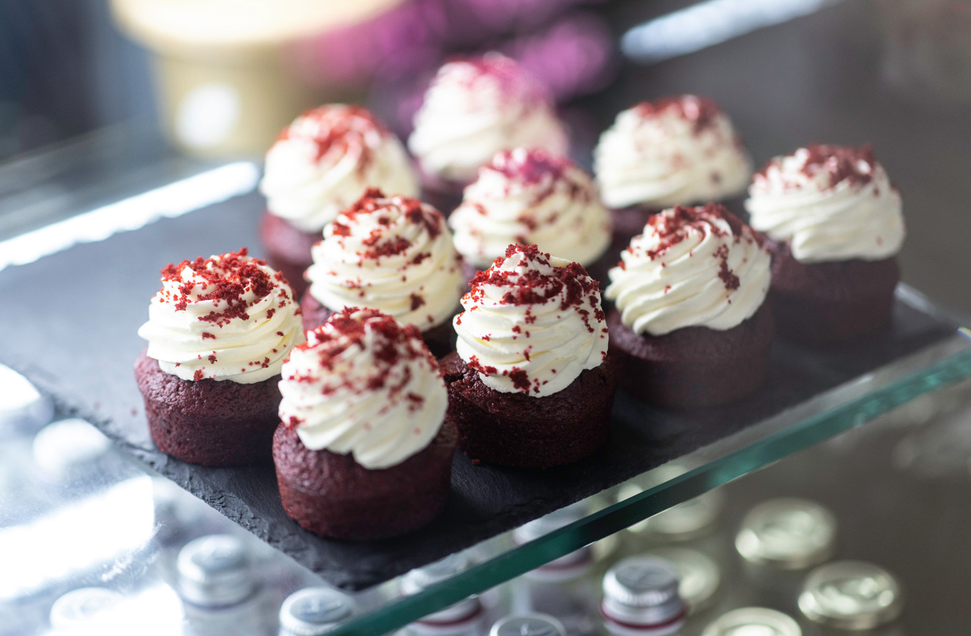 Les becs sucrés ne sont pas oubliés avec de belles pâtisseries vegan et aussi sans gluten. (Photo: Guy Wolff/Maison Moderne)